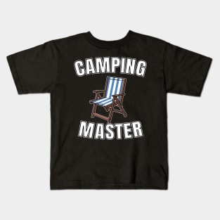 Funny Camper Camping Master Hiking Outdoor Gift Kids T-Shirt